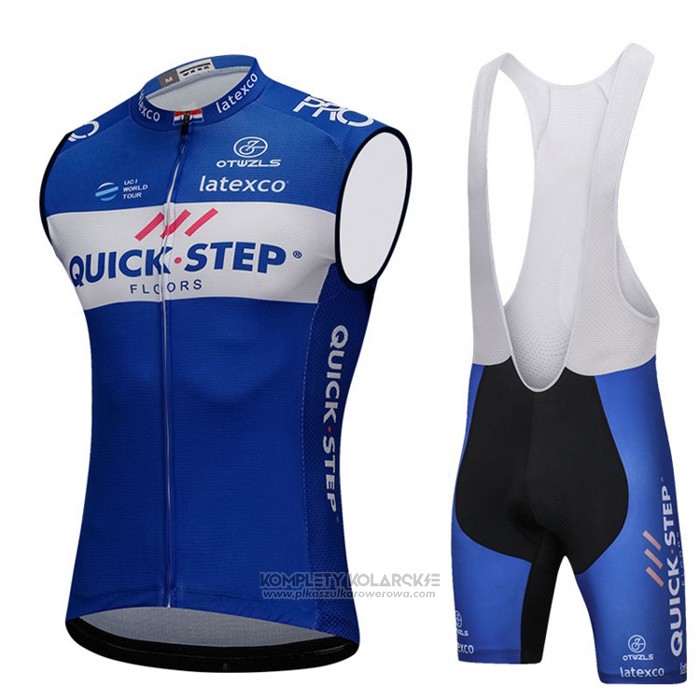 2018 Kamizelka Wiatroszczelna Quick Step Floors Niebieski